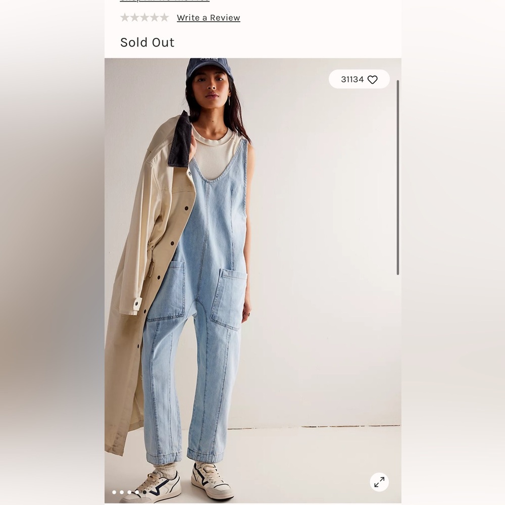 Free people high roller jumpsuit